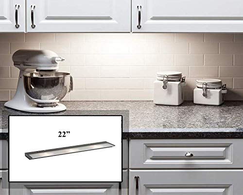Kichler 12013BZ TaskWork Direct Wire 22IN 3LT 120V Xenon Undercabinet Light, Bronze Finish with Frosted Glass Diffuser