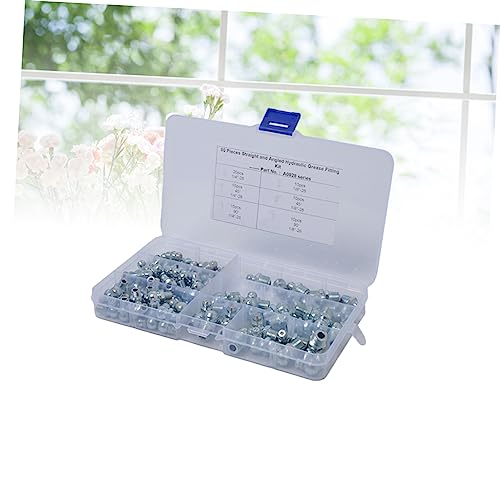 Kit de graisseurs en boîte plastique Mobestech avec embouts droits et coudés - 7