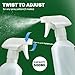 Yonsya Instant Snow Flocking Powder with 1 Pack 500ml Spray Bottle, Self Adhesive Fake Snow for Christmas Tree, Wreath Garland, DIY Winter Village Decoration (2.2 Pounds)