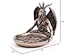 Veronese Design 5 3/4 Inch Tall Baphomet Altar Offerign Tray Polystone Statue Bronze Finish