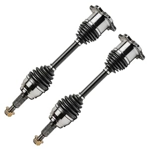 Detroit Axle – 4WD Front CV Axle Shafts for Chevy GMC Silverado Sierra Suburban Yukon XL 1500 Tahoe Avalanche Escalade ESV EXT 6 Lugs CV Axle Shafts Assembly Pair Replacement