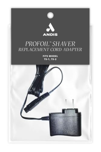 Andis 17295 Charging Cord Adapter, Fits ProFoil Lithium TS-1 & TS-2, Black - image 2
