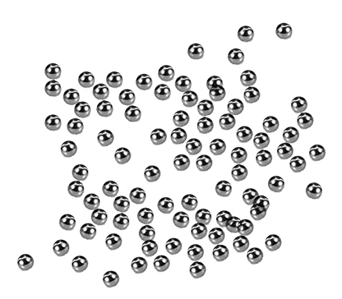 Bolas de Mezcla,100 PCS Bolas de Agitador de Pintura para Pintura Acrílica de Modelo Bolas de Mezcla de Grado 304 Acero Inoxidable Mezclador de Pintura de Modelo Bolas 5,5mm