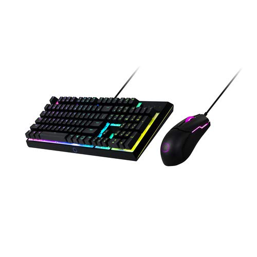 MS110 Tastiera E Mouse RGB Gaming Combo, Nero - Tastiera gaming - Immagine 2