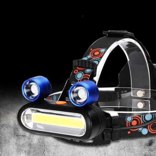 Linterna frontal para reparaciones en casa y coches con luz LED COB recargable resistente al agua 6