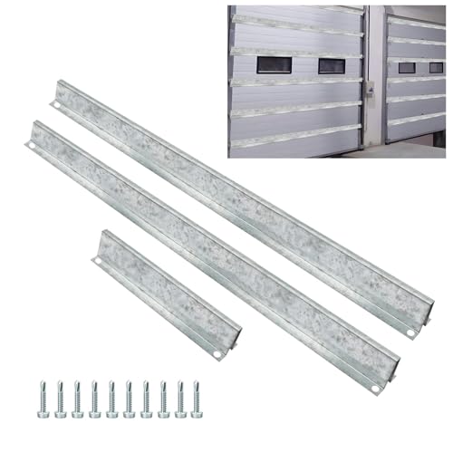 Zadery Heavy Duty Garage Door Support Reinforcement Strut Kit for 8FT Garage Door, U-Bar Support Bracket