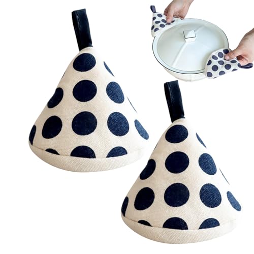 Guanti da cucina resistenti al calore, per friggitrice ad aria, microonde, padelle e padelle, coppia antiscivolo per una manipolazione sicura degli alimenti, 12 x 11 x 9 cm