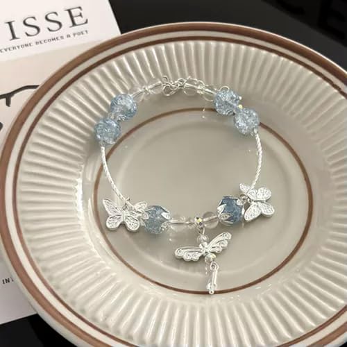 Butterfly Bracelet Ancient Wind Orchid Best Friend Bracelet Exquisite #-A34