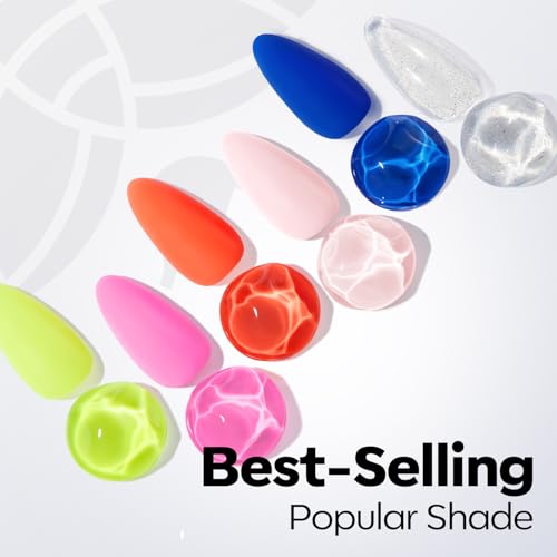 Image of modelones Baby Pink Gel Nail Polish 15ML, Hema Free Summer Pastel Soak-Off UV Gel Polish - 28+Days Long-Lasting Nail Art DIY Manicure Kit Home Salon Women Gifts