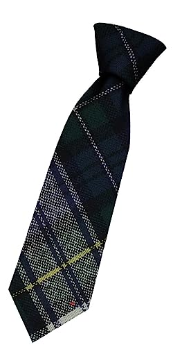 Cravate en laine pour garçon motif Campbell tartan pour mariages et fêtes