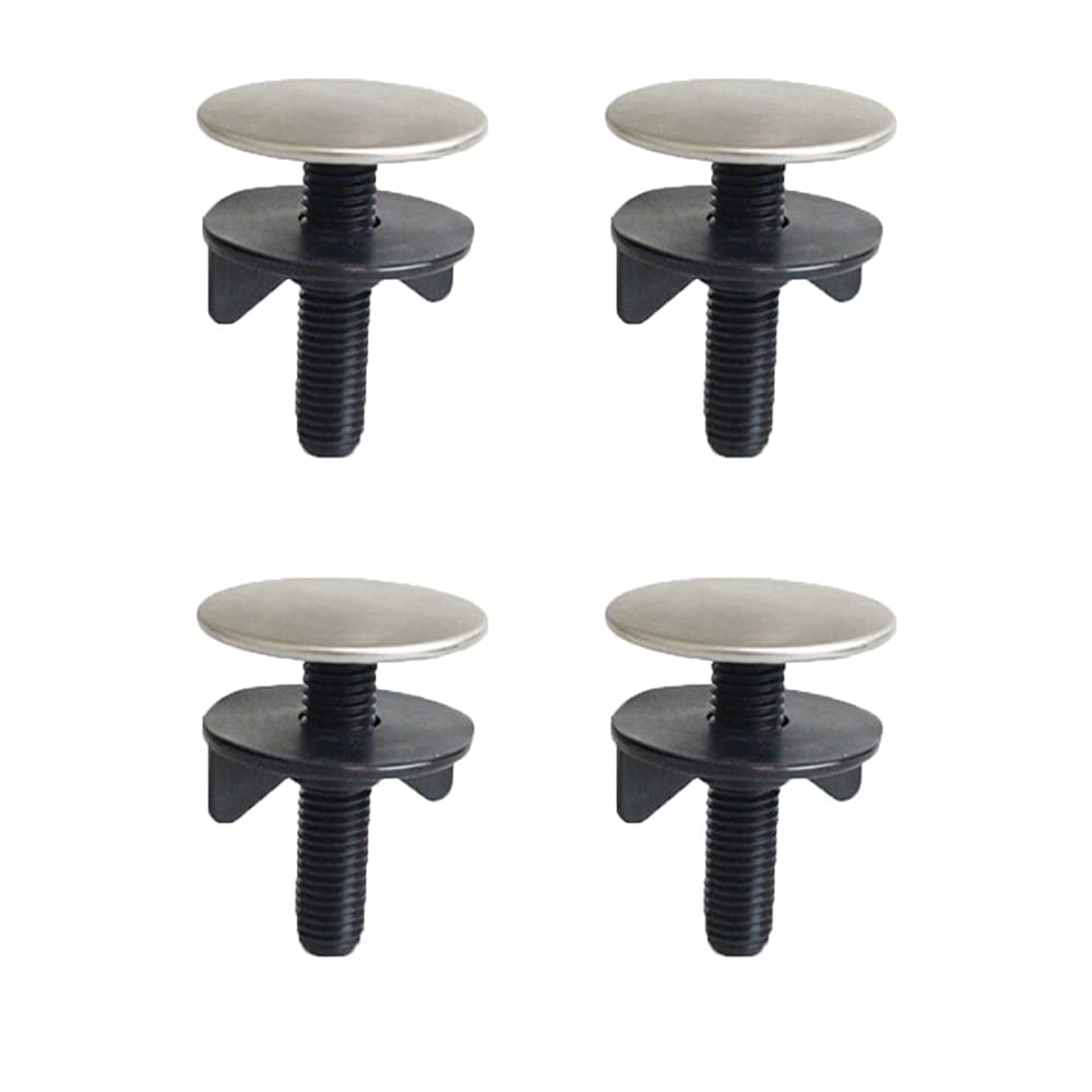 4 x Sink Tap Hole Stopper Blanking Plug Cover Tap Faucet Hole Blanking Plug Plate for Home Kitchen and Bathroom Sink Decoration Black