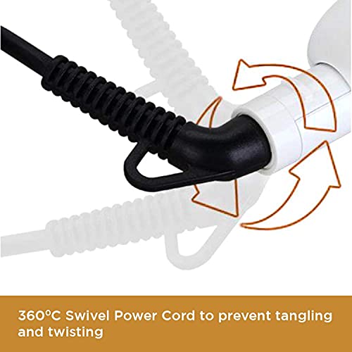Image of Dealsure Hair Curler Machine | Professional Hair Curling Iron & Tong | Long Lasting Curls, Rod Brush Styler for Women | Heat Safe, Easy Styling, Frizz-Free Curls | (Black)