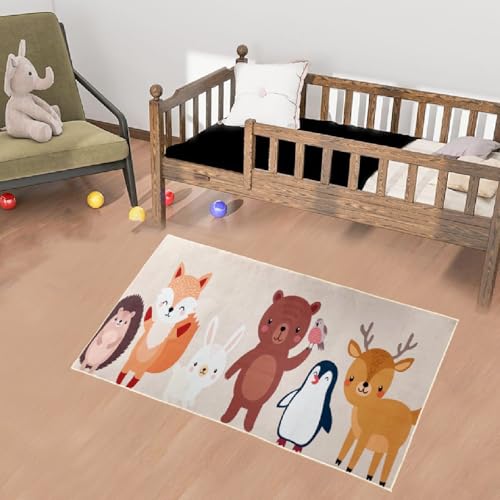 Tapis de jeu pour bébé renard pour décorer son premier cocon doux - 4