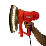 220V 1250W Electric Wall Polishing Machine Drywall Sander W&sol;LED Light&plus;Vacuum Bag