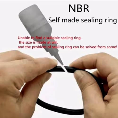 Cuerda de caucho NBR con alta resistencia al aceite y junta toroidal de 15 mm 4