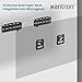 Xantron® SF01 TV Wandhalterung 43-85 Zoll/Slim Fit Halterung max. 60kg / passend für Samsung Fernseher Wandhalterung, minimaler Wandabstand - inkl. Montagematerial