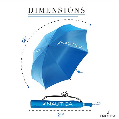 Nautica 2-Person Umbrella - Large, Portable, Lightweight & Folding - Best Windproof Umbrellas for Rain, Sun & Wind… - Image 3