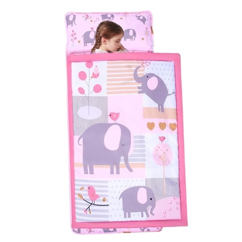 Tapis de couchage enfant portable avec oreiller sac de couchage crèche et sieste