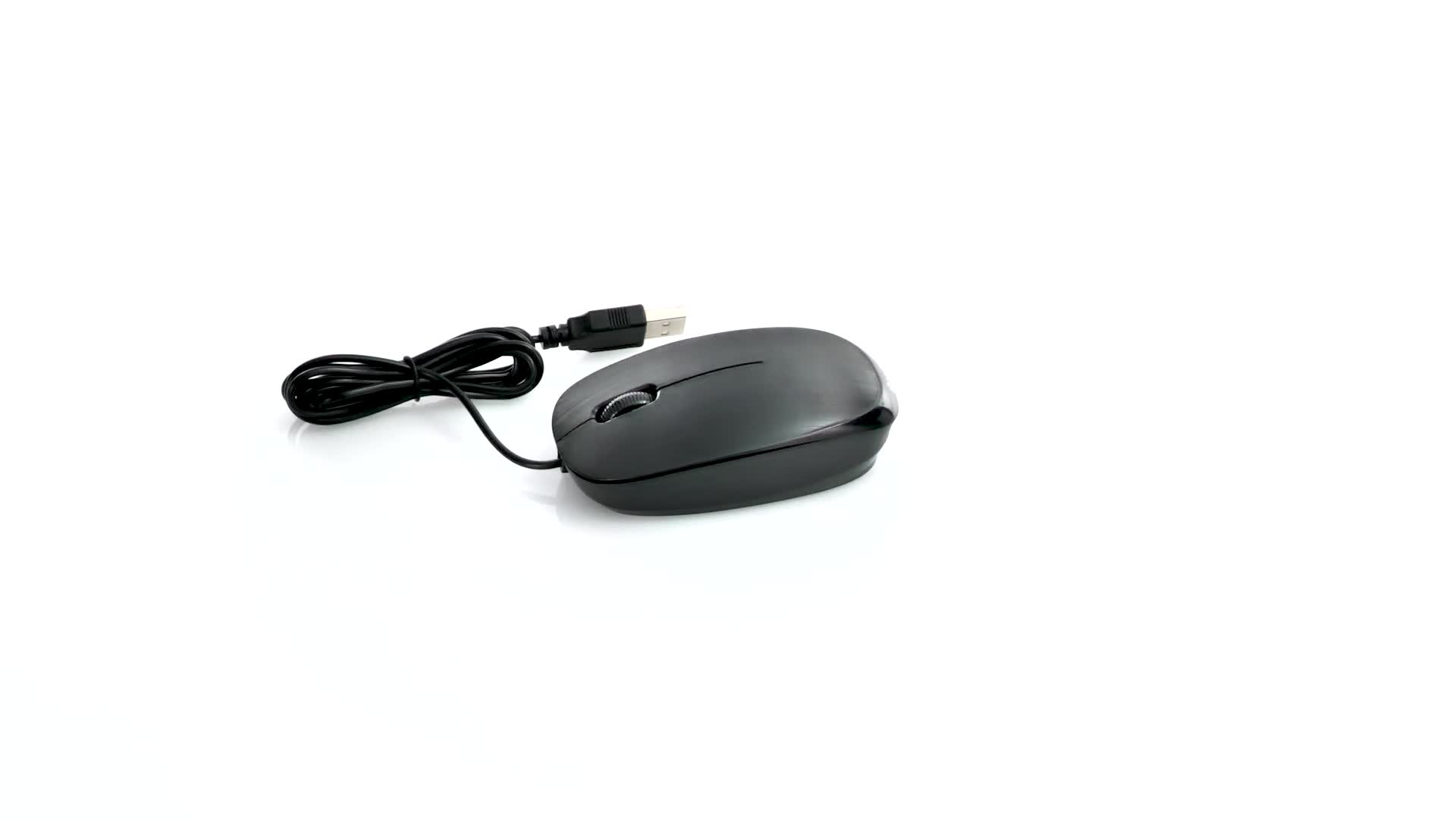 Mouse óptico USB Con Cable Para Computadora, Portátil, Ergonómico, Cómodo, Rueda De Desplazamiento, Ratones Negros