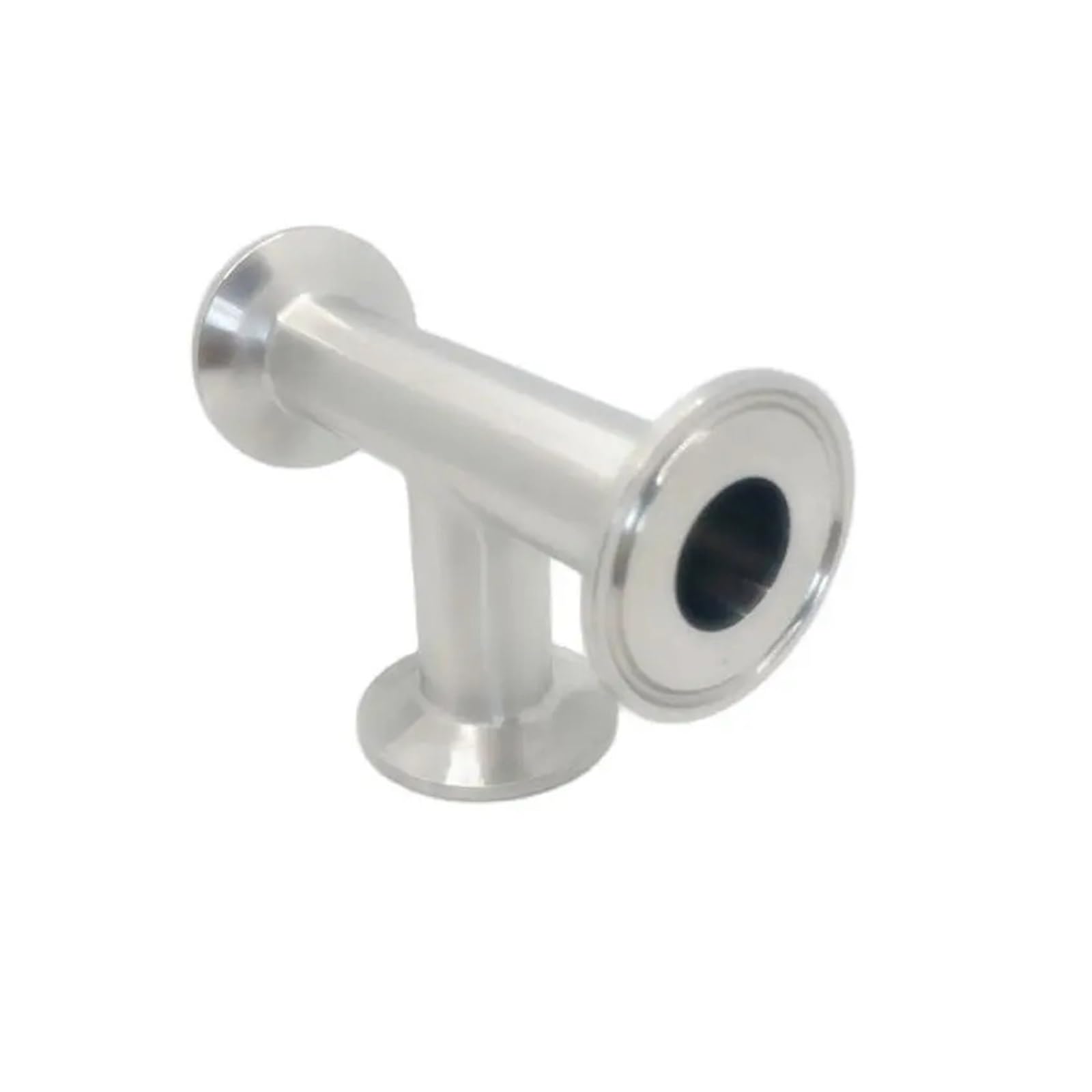 PAKMEZ 1 Inch Clamp tee 3 Way Stainless Steel 304 Fitting Fits 1" Tri-clamp 25.4mm Pipe OD