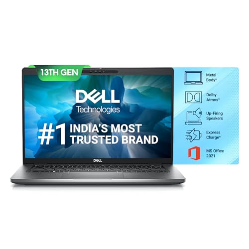 Dell Inspiron 5430 Thin & Light Windows 11 Home Laptop,14 inch FHD+(35.56cm) Display, Intel Core i5-1335U, 8 GB RAM, 1 TB SSD, Platinum Silver, Ideal for...