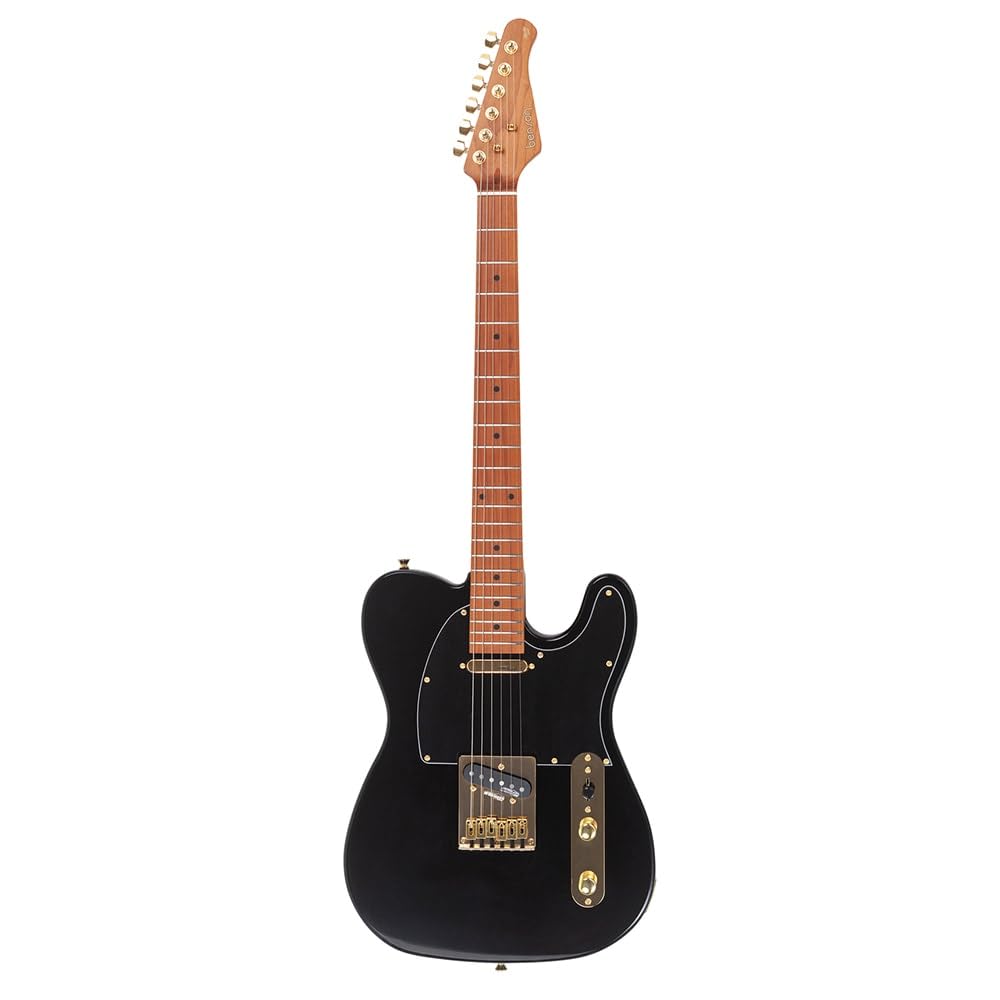 Guitarra Telecaster Benson SS Hardy 904 Black Gold com Bag