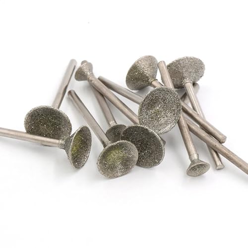 Pack de 12 fresas diamantadas con punta en forma de cuenco miniatura 7