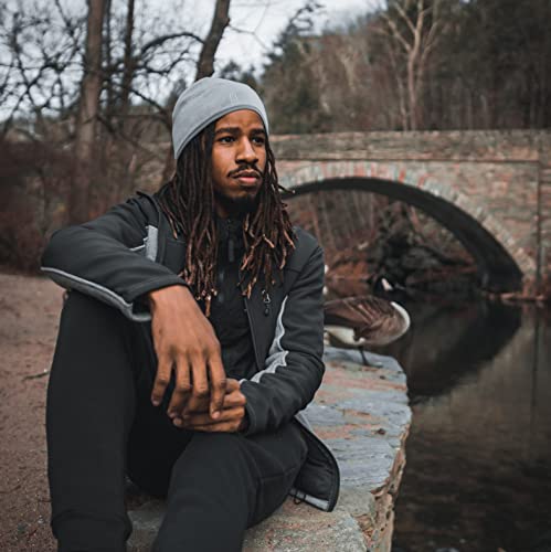 Saaka Beanie Hat. Soft & Lightweight. Running, Walking, & Exercise. Cap For Men & Women (Grey) #TOP4