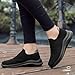 Breathable Knit Shoes for Women Lightweight Orthopedic Arch Support Non Slip Casual Fashion Mesh Sneakers for Walking Travel Outings All-Match Simple Style Outdoor Comfortable Black