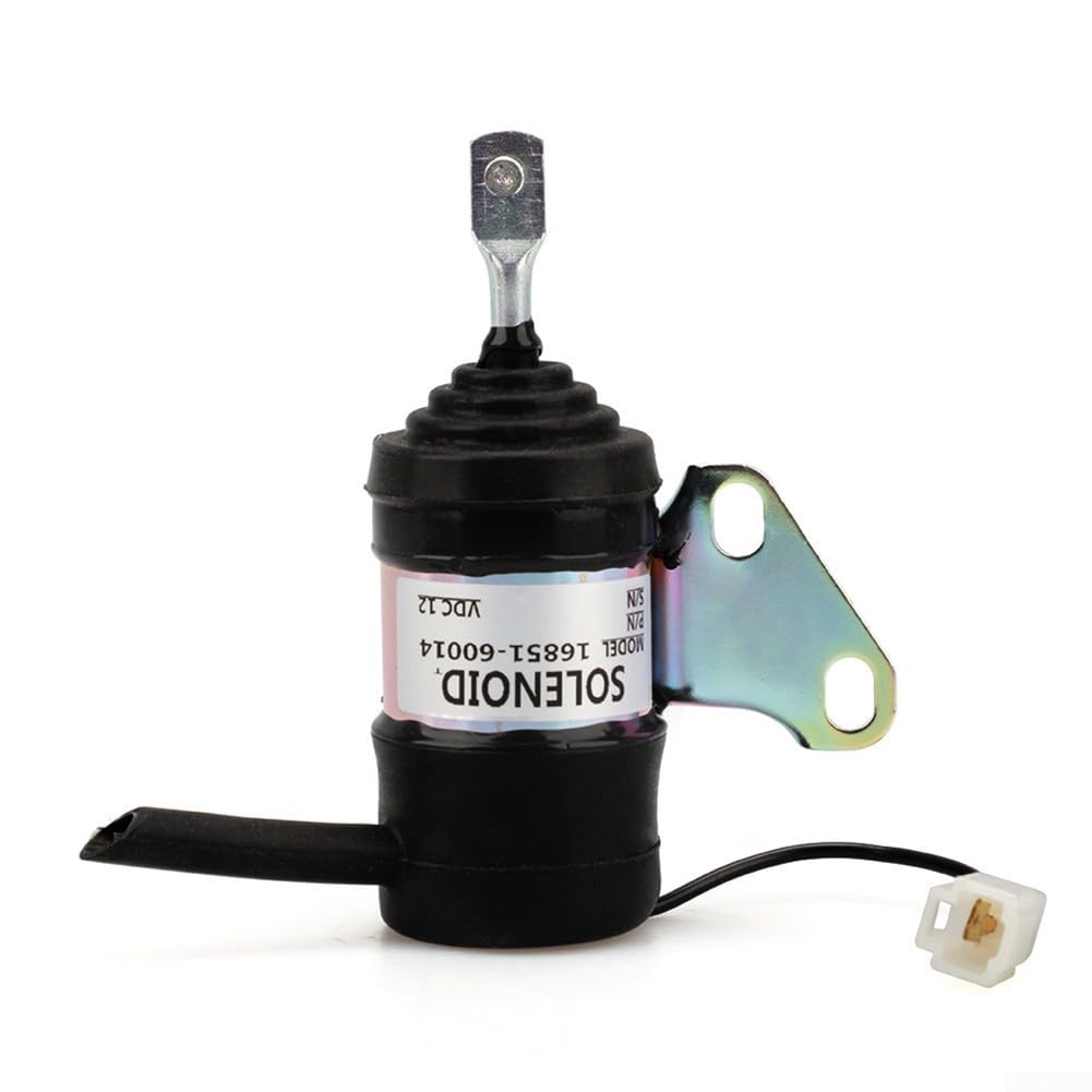 Válvula de cierre de combustible diesel solenoide 12V 16851-60014 052600-4531 para modelos de motor Kubota Z482 BX7410D adecuados para aplicaciones de excavadora de cortacésped de tractor