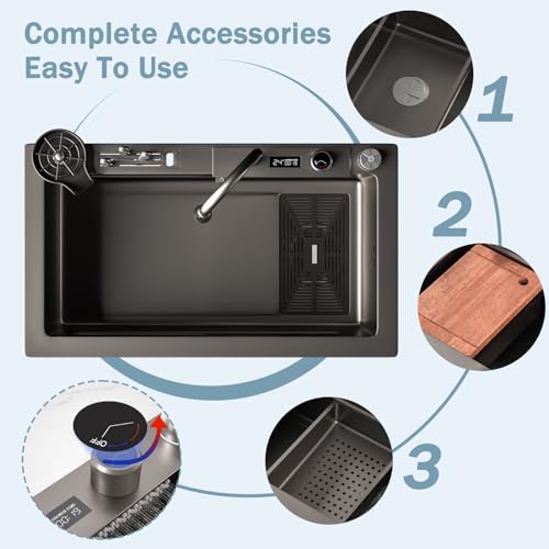 Évier de cuisine poste de travail 80 cm pour simplifier vos repas - 8