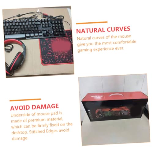Pack Gaming Ergonomique avec Clavier Souris Rétroéclairé LED et Casque PC