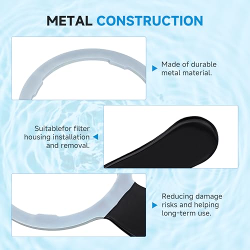 Image of Metal Water Filter Wrench​ Compatible with iSpring AWR2 ，Suitable for HW12, HC12, RCC and RCCP Series Filters，Water Filter Removal Tool