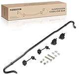 A-Premium [16mm] Rear Suspension Stabilizer Bar Kit with Sway Bar Bushings & Brackets, Compatible with Subaru Forester 2009-2018, Impreza 2008-2016, Crosstrek 2016-2017, XV Crosstrek 2013-2015, WRX