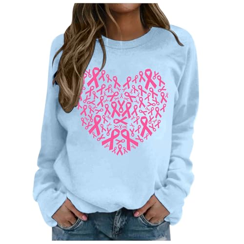 Sweat-shirt élégant rose sans capuche idéal pour le bureau et les vacances