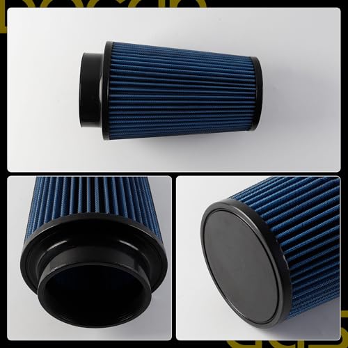Image of Dasbecan Oiled Cold Air Intake 7.3 Diesel Kit Air Intake Pipe With Oiled Filter Replacement Compatible with1999.5-2003 Ford F-250 /F-350 / F-450 Super Duty 7.3L V8 Powerstroke Diese Engine