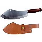 KOPALA Quality Kitchen Knife Razor Sharp Cleaver Knives for Cooking Camping Grill, German Steel...