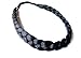 Headband Fashion Elastic Stretch Synthetic Hair Braid Braided Headband Color Black (1 Pcs.) by Thai