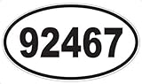 US Decal, Inc. Number 92467 Oval Sticker