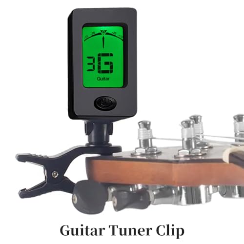 Lot de 8 accordeurs guitare à clipser pour guitare, ukulélé, violon, basse chromatique - Les Beatles, Paul McCartney, John Lennon, RIngo Starr, George Harrison Lot de 8 accordeurs guitare à clipser pour guitare, ukulélé, violon, basse chromatique – Image 3