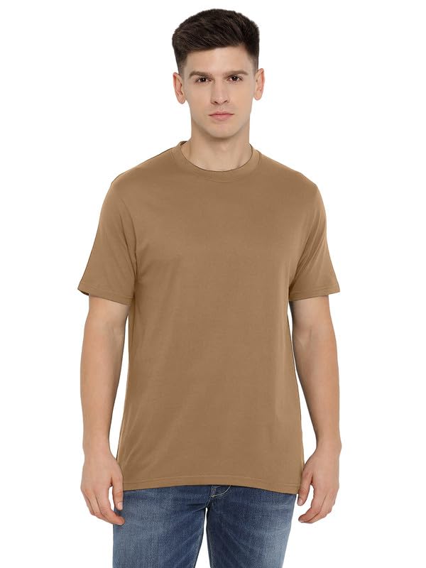 Image of AMERICAN CREW 100% Supima Cotton Round Neck T-Shirt for Men