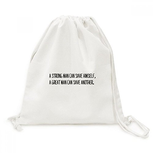 Sac à dos cordon Fort ou Grand Homme toile durable et pliable pour shopping