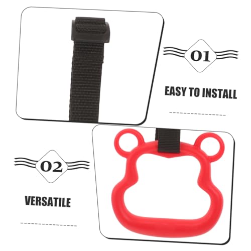 Anillas ajustables fitness rojo para entrenamiento miniatura 3