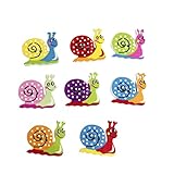 bave d'escargot pour boutons Boutons-pression en bois : boutons en bois au design unique, à bricoler pour créer votre propre illustration de personnage.