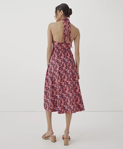 Image of Pact Organic Cotton Women's Fit & Flare Halter Dress