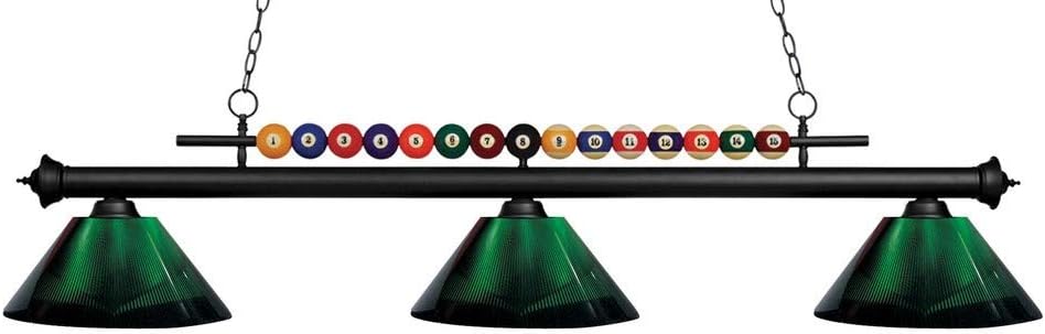 Shark - 3 Light Island/Billiard in Billiard Style - 16 Inches Wide by 15 Inches High