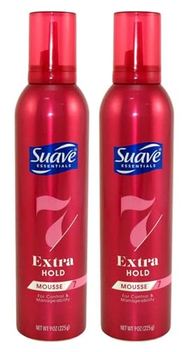 Suave Extra Hold Shaping Mousse, 9 oz, 2 pk