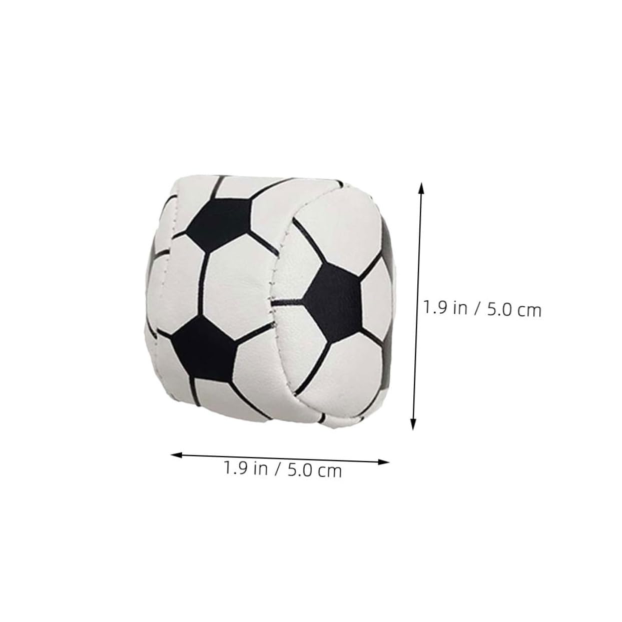 GALPADA Outdoor Toys for Boys and Girls 3pc Sandbag Ball Football Style Bean and Girls' Carnival Games Portable Pu Leather Material