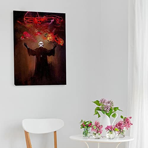 Skeletor Frank Frazetta Horror Retro Posters Classic Comics Halloween Decor Cool Wall Decor Art Prin Canvas Wall Art Prints For Wall Decor Room Decor Bedroom Decor Gifts 20X26Inch(51X66Cm) Frame-Sty #TOP5