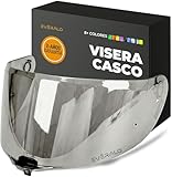 Everalo Visera compatible con LS2 FF811 - Vector 2 - Vector II Carbon (Cromo Espejo)